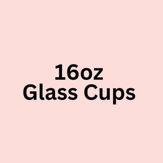 16 oz Glass cups